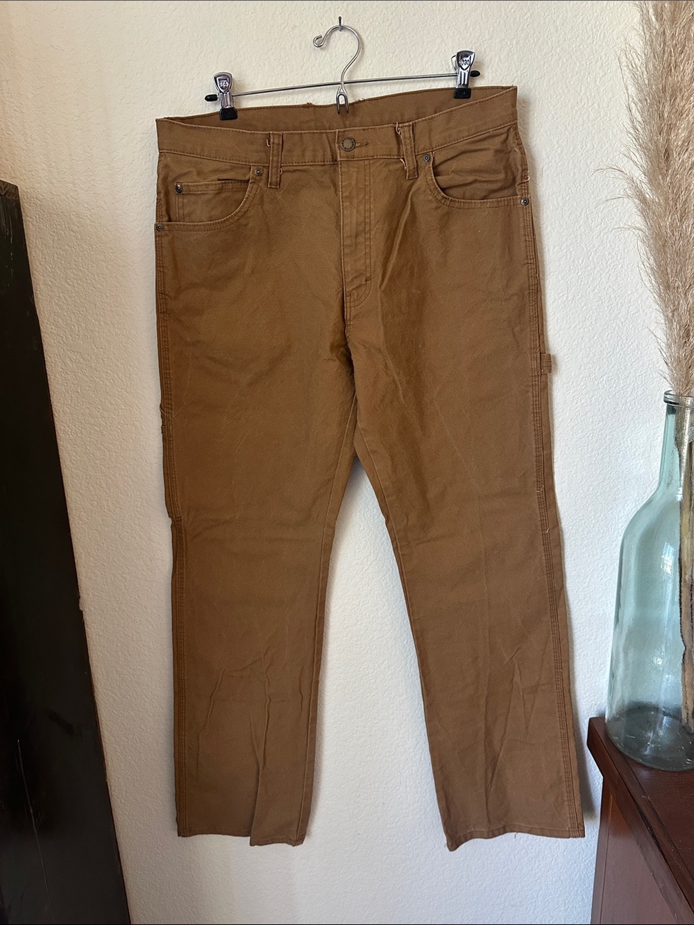 Dickies Men's Cargo Pants in Brown/Tan Workwear